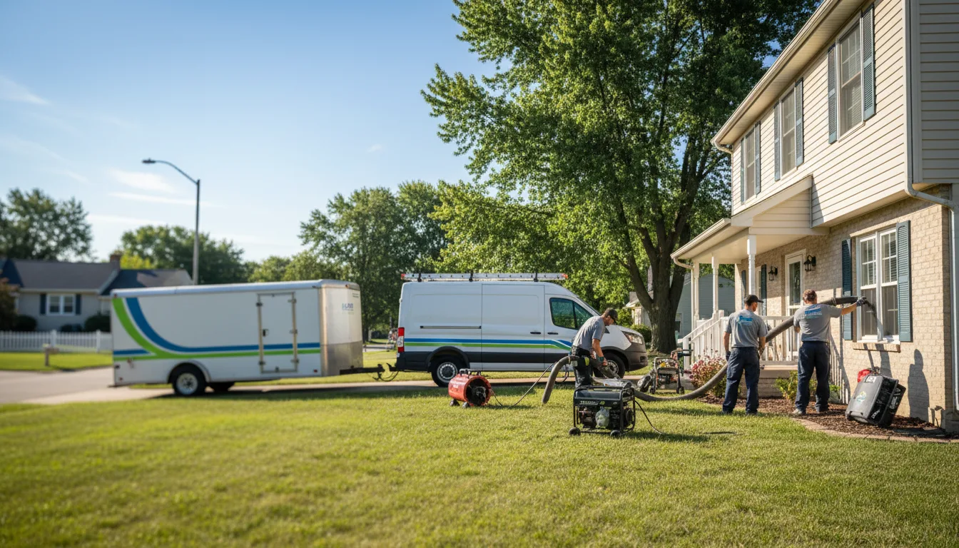 Flooded Basement Restoration And Cleanup With Repair in Lake Villa, IL near me